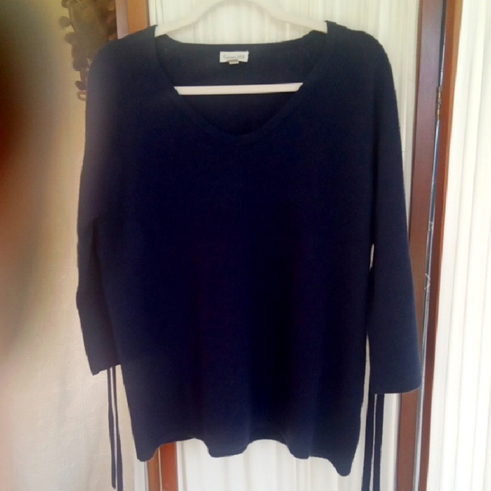Garnet Hill Cashmere Pullover Sweater